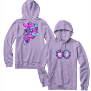 Rick and Morty PULLOVER HOODIE hoody Lavender